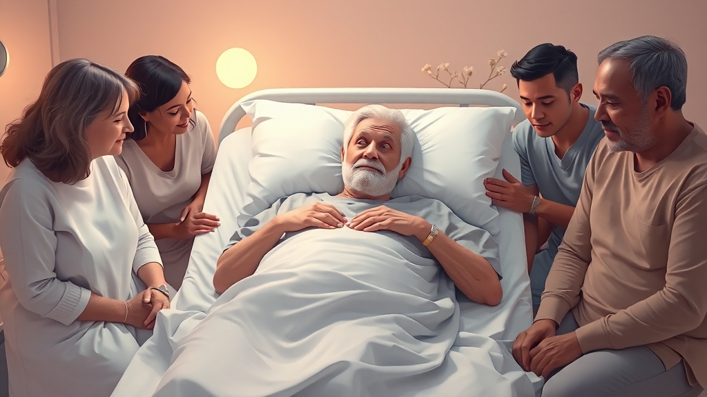 국립연명의료관리기관, 어떤 역할을 할까요? (illustration 스타일)