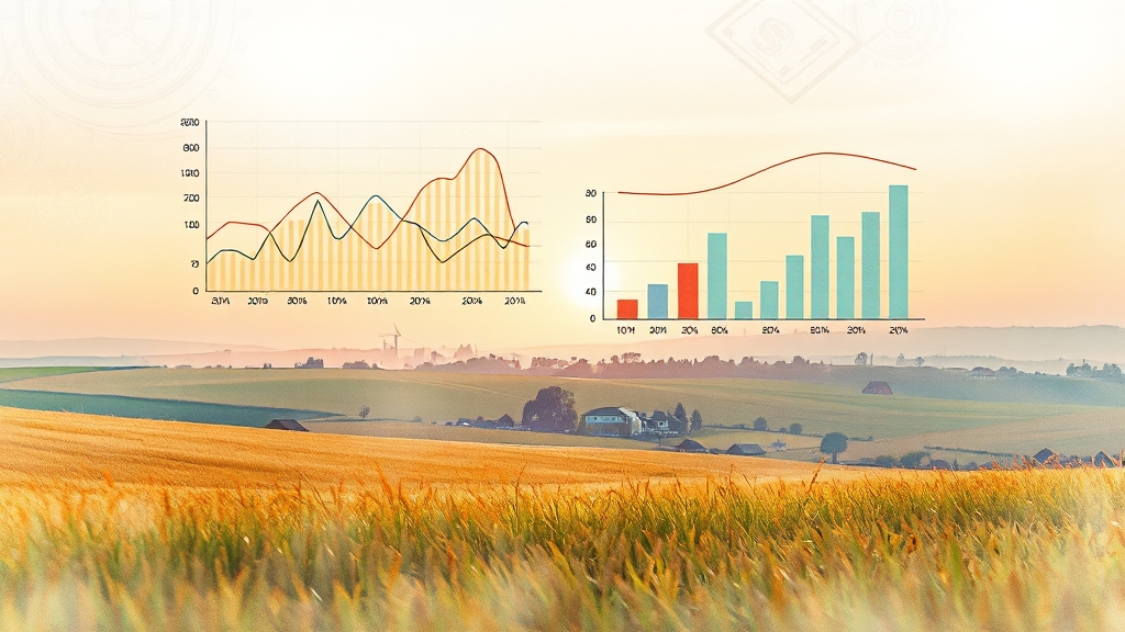 농지 담보대출 한도 & 금리 (watercolor 스타일)