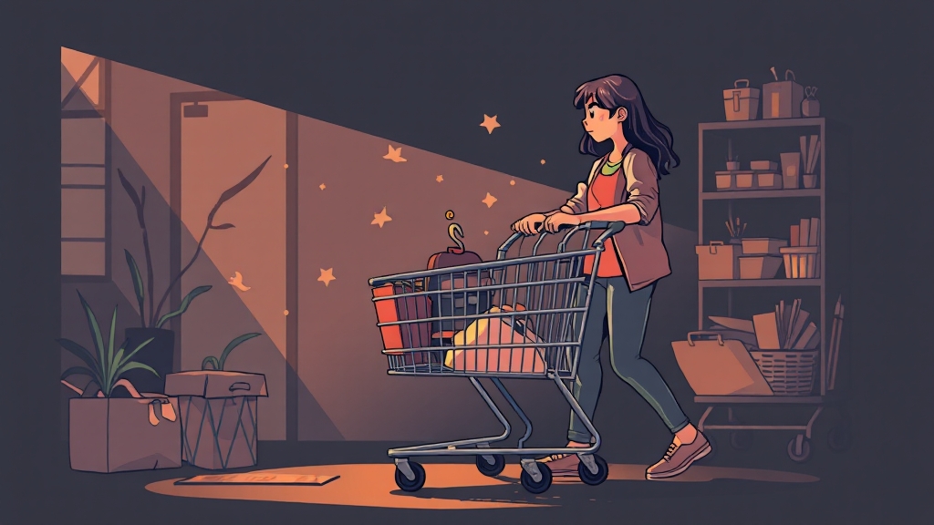 소비자 불만 고조 (illustration 스타일)