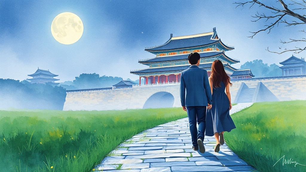 2025 창덕궁 달빛기행, 놓치지 마세요! (watercolor 스타일)