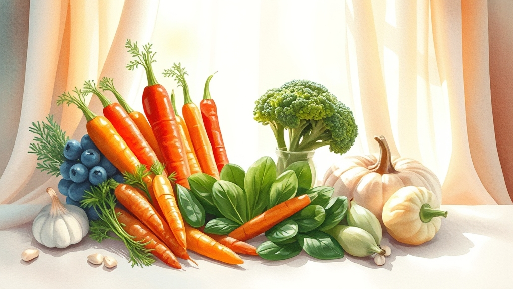 치아 문제별 식단 가이드 (watercolor 스타일)