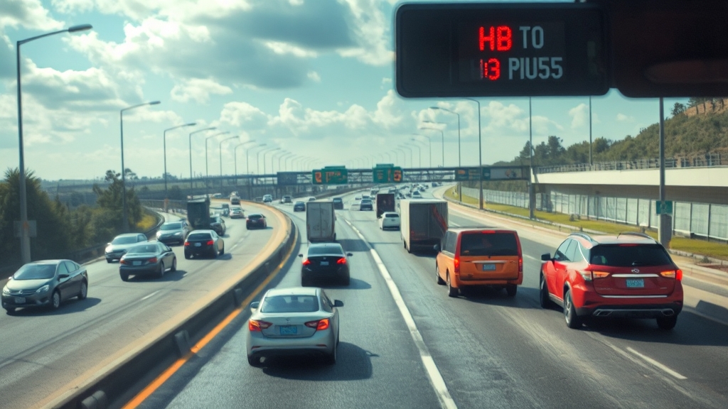 실시간 교통 정보, 왜 중요할까요? (realistic 스타일)