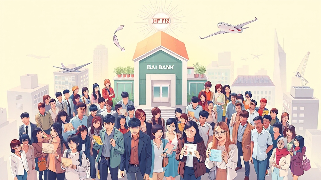 중도금 보증 절차 & 장점 (illustration 스타일)