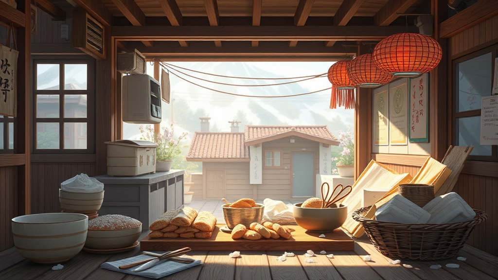 아카렌가 베이커리 인기 요인 분석: 왜 이곳을 찾을까? (realistic 스타일)