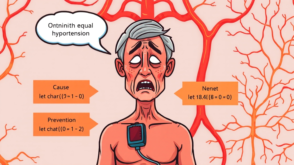 기립성 저혈압, 왜 생길까? (cartoon 스타일)