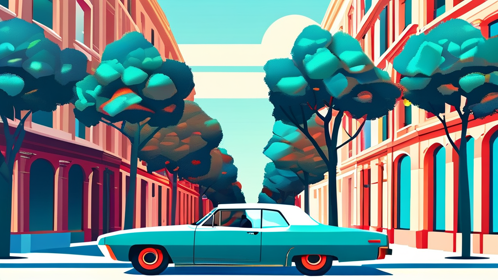 차량 5부제, 왜 시행될까? 배경과 목적 (illustration 스타일)