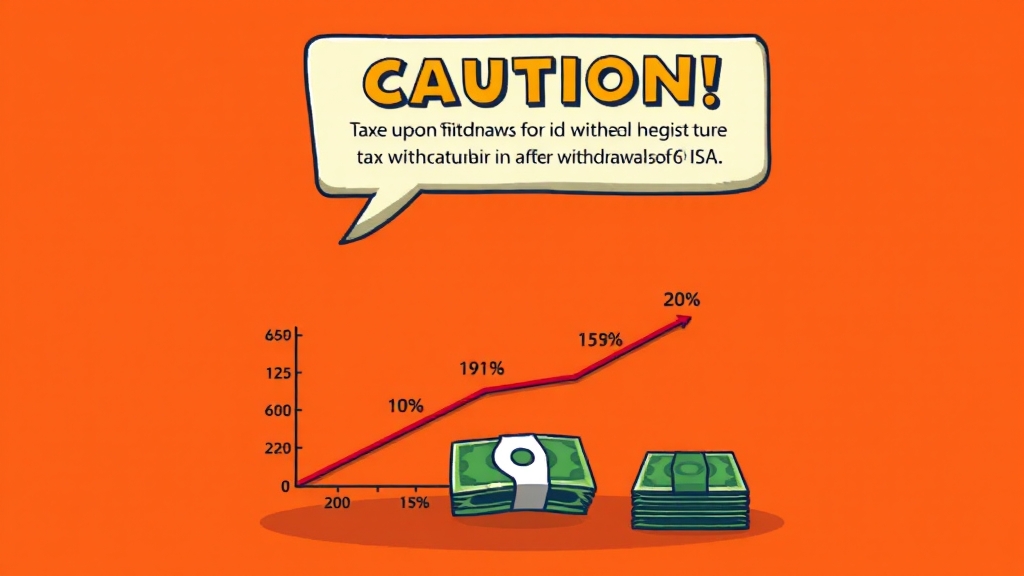 ISA 계좌 출금 시 세제 변화 (cartoon 스타일)