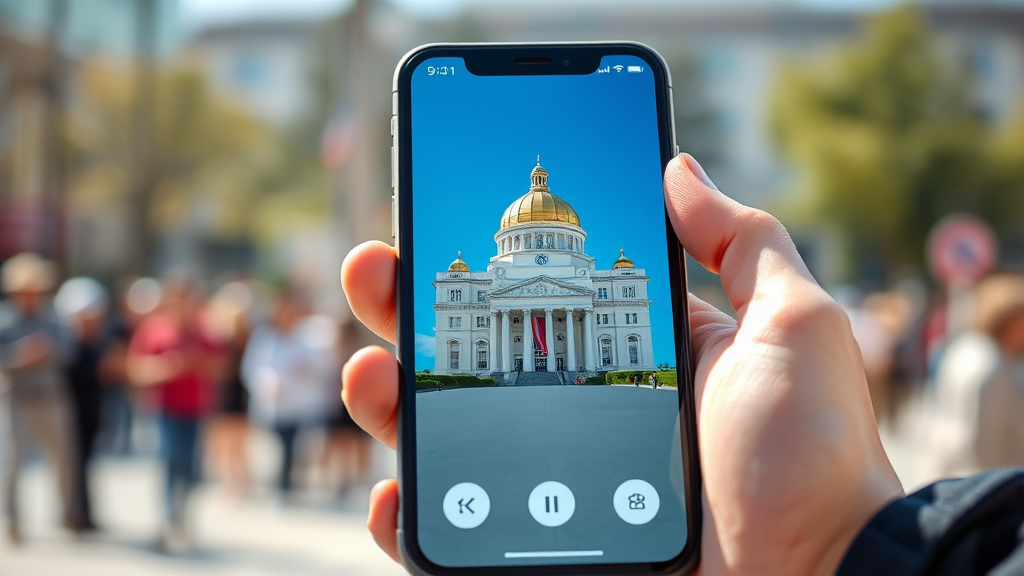 모바일 앱, 이렇게 사용하세요! (realistic 스타일)