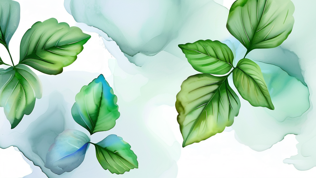 소리쟁이 뿌리의 숨겨진 효능과 활용법 (watercolor 스타일)