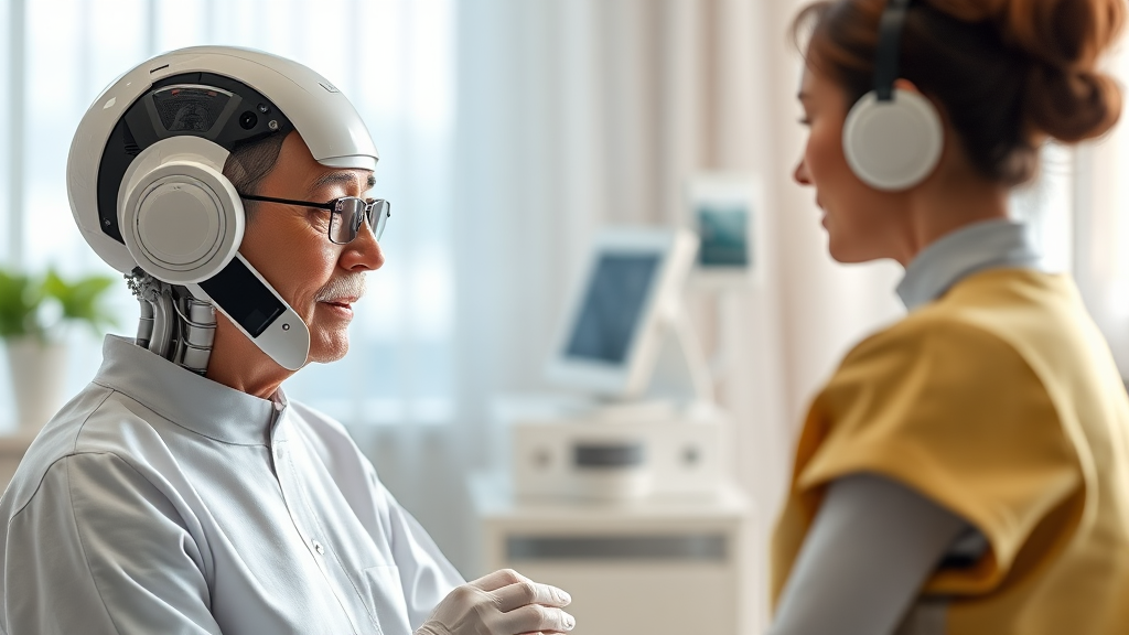 큐라코 AI 배설케어로봇: 통합돌봄의 미래 7 글로벌 시장 진출 현황 및 전망 (realistic 스타일)