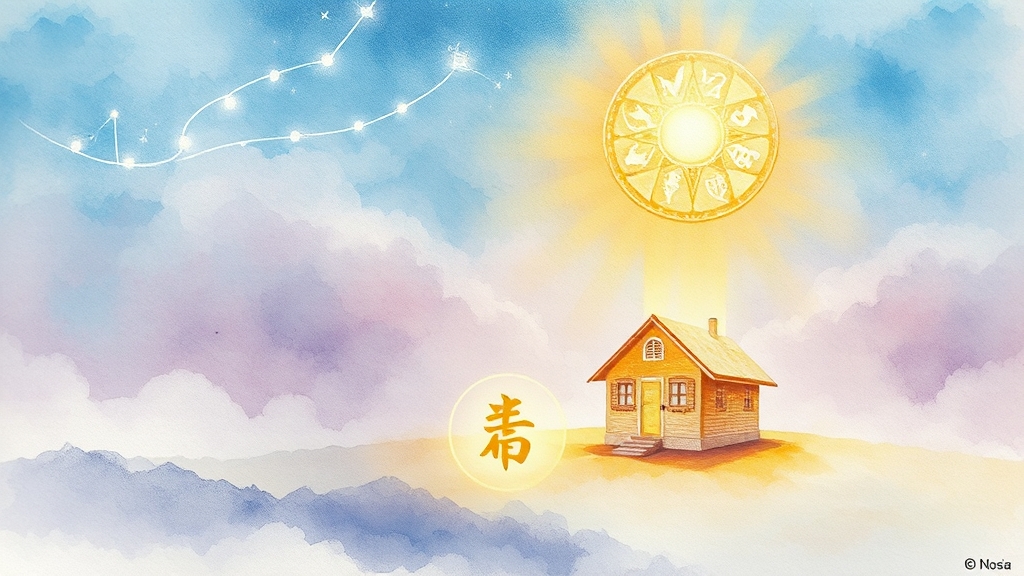 띠별 운세와 나의 운명 (watercolor 스타일)