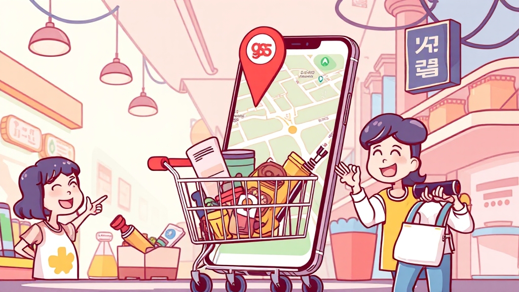 스마트 쇼핑 팁 (cartoon 스타일)