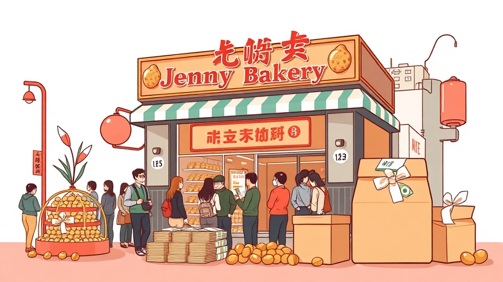 제니쿠키 구매 가이드: 현장 vs 온라인 (illustration 스타일)