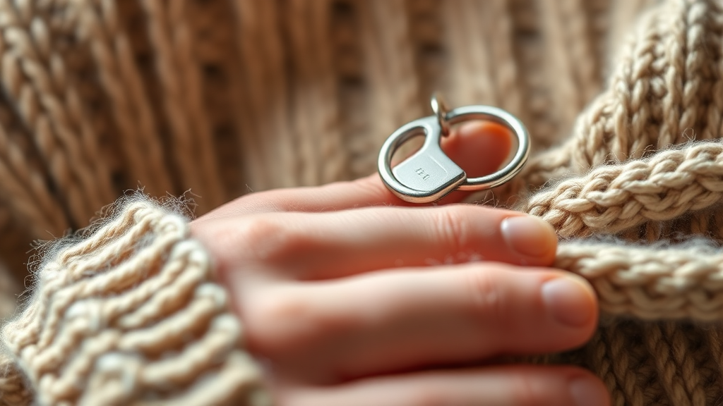 정전기 방지 키링 사용 방법 (realistic 스타일)