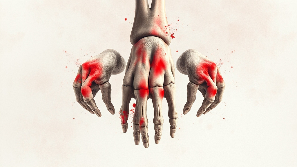 관절염 유형 바로 알기 (watercolor 스타일)