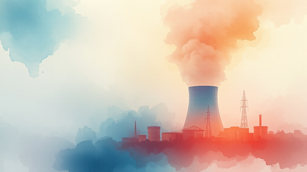 원자력 ETF 분석 및 활용법 (watercolor 스타일)