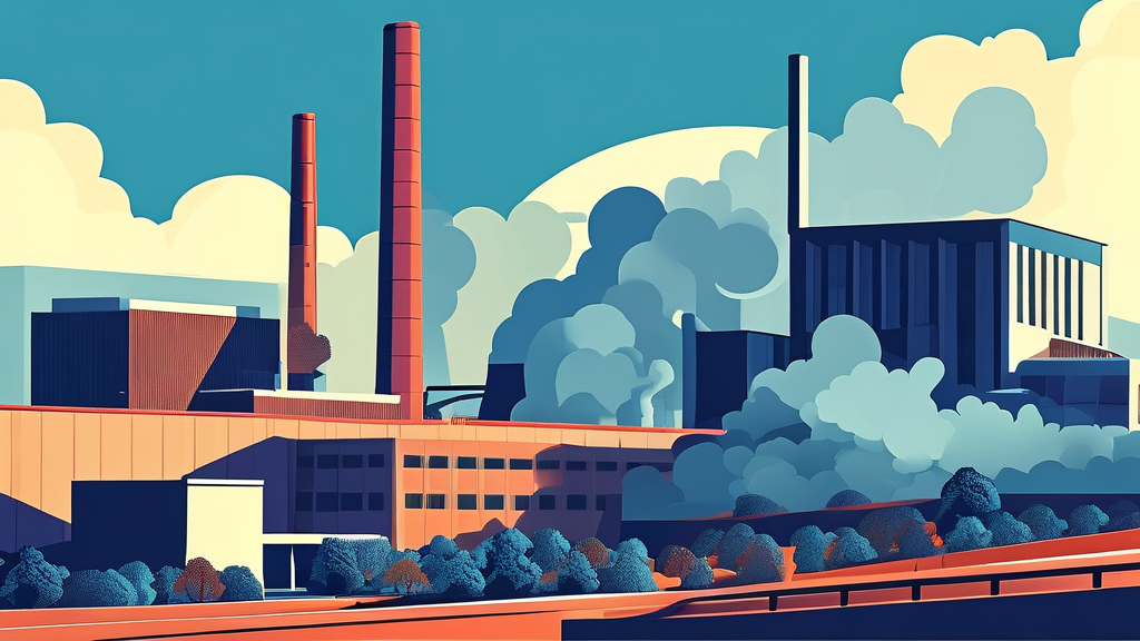 정치 및 사회: 격렬한 대립과 구조적 변화 (illustration 스타일)