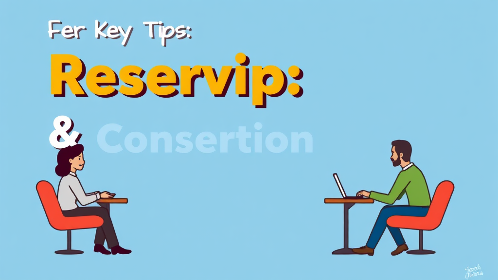 예약 실패 방지 및 현장 팁 이미지