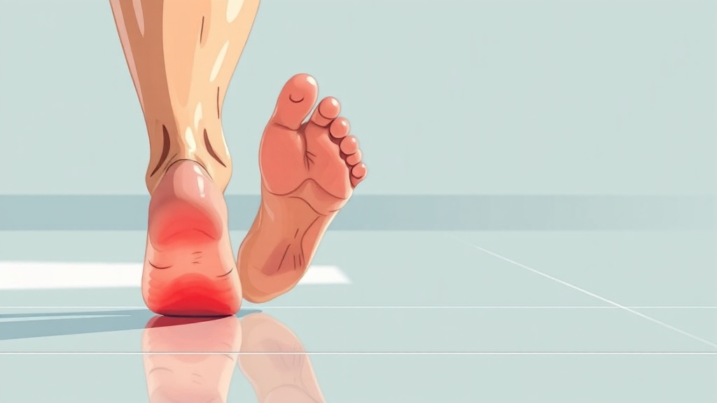 발냄새, 병원 가야 할까? (illustration 스타일)