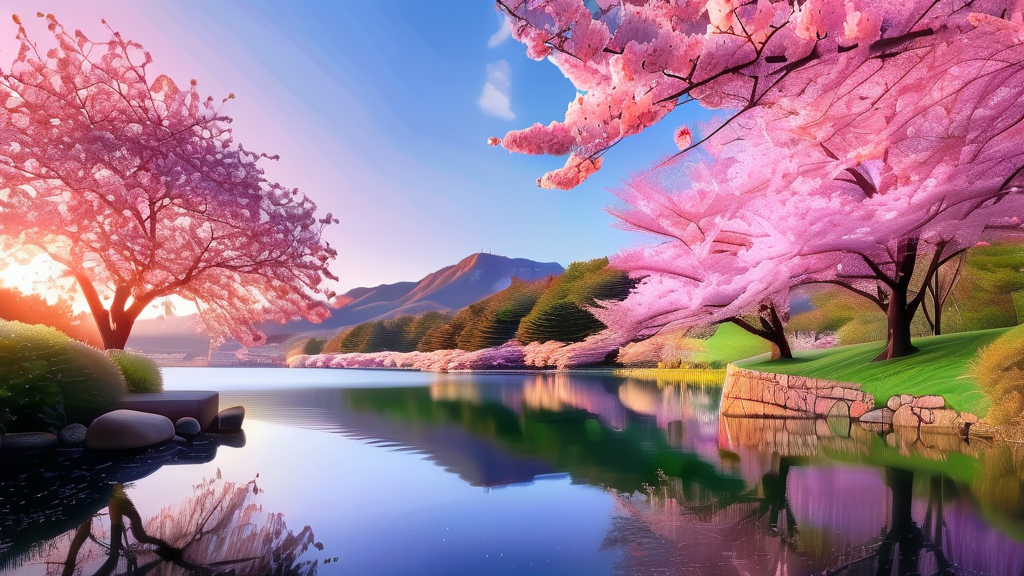 사진 명소와 체험: 연화지에서 특별한 추억 만들기 (realistic 스타일)