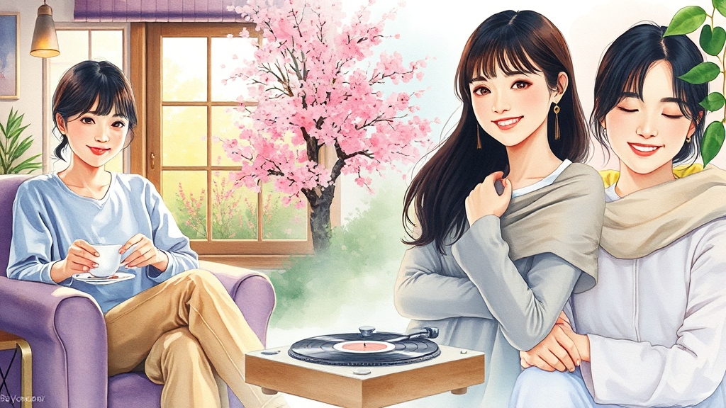 배우들의 현재, 여전히 빛나는 (watercolor 스타일)