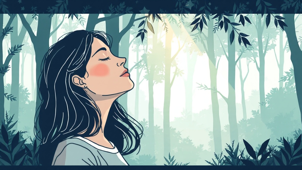 호흡법, 과학적인 근거 (illustration 스타일)