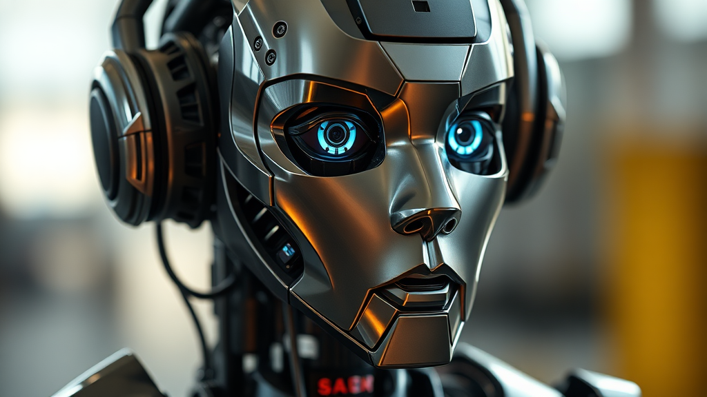 피지컬 AI의 등장과 기술 혁신 (realistic 스타일)