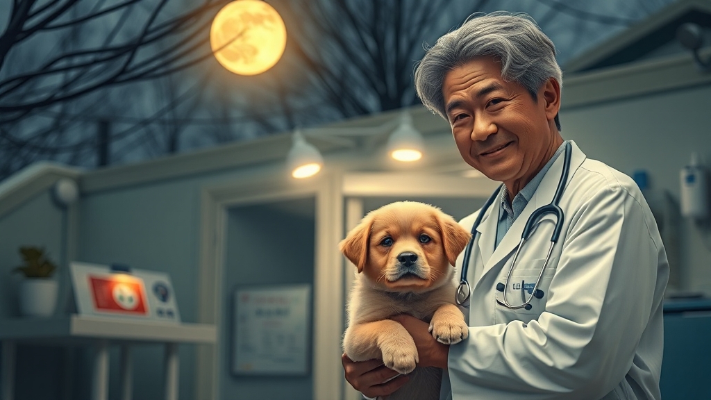 추석 연휴, 문 여는 동물병원 찾기! (realistic 스타일)