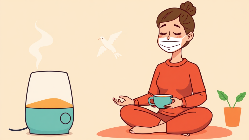 생활 속 관리법 (cartoon 스타일)