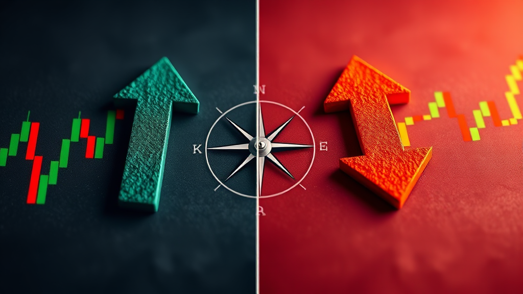 주식 차트 분석, 이동평균선 마스터 7 정배열 vs 역배열: 추세 판단 (realistic 스타일)