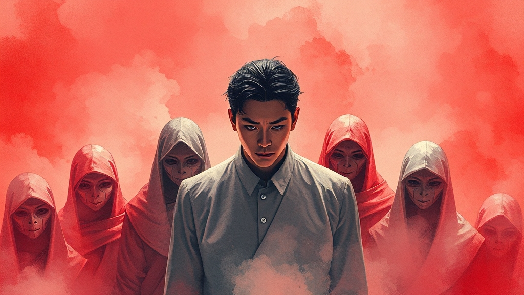 시즌2 결말과 시즌3 스토리 연결 (watercolor 스타일)