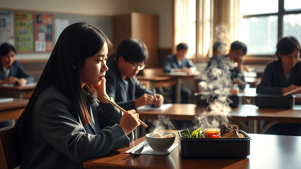 시험장 규정, 도시락 관련 사항 (realistic 스타일)