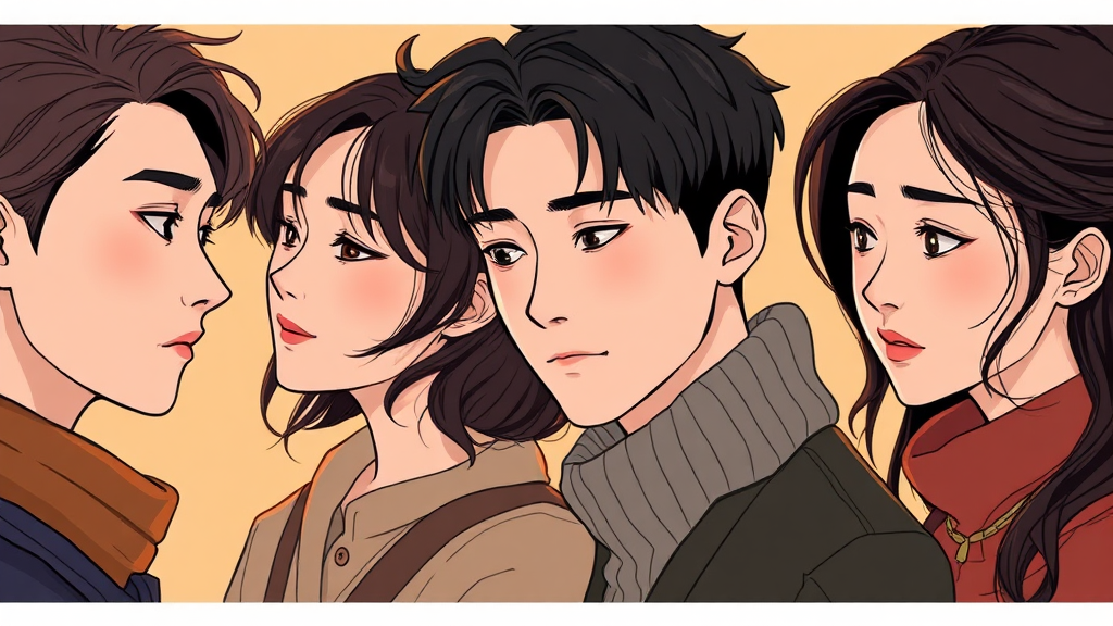 주요 등장인물 상세 정보 (illustration 스타일)