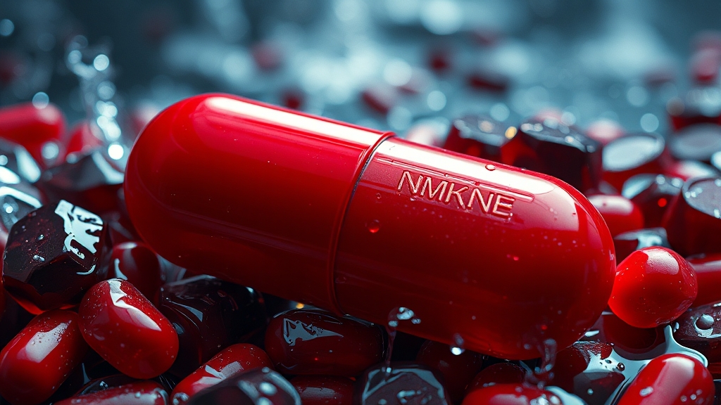 NMN 부작용 및 주의사항 (realistic 스타일)