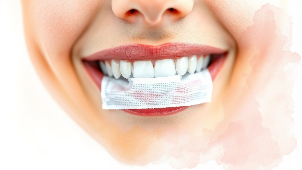 발치 직후, 어떻게 관리해야 할까? (watercolor 스타일)