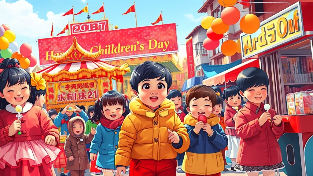 2025년 어린이날은 언제? (realistic 스타일)