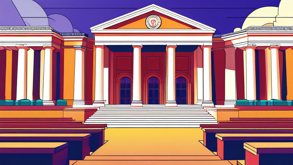 법적 공방 14년, 사법 시스템의 맹점은 없었나? (illustration 스타일)