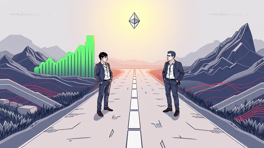 ETF vs 직접 투자 비교 (illustration 스타일)