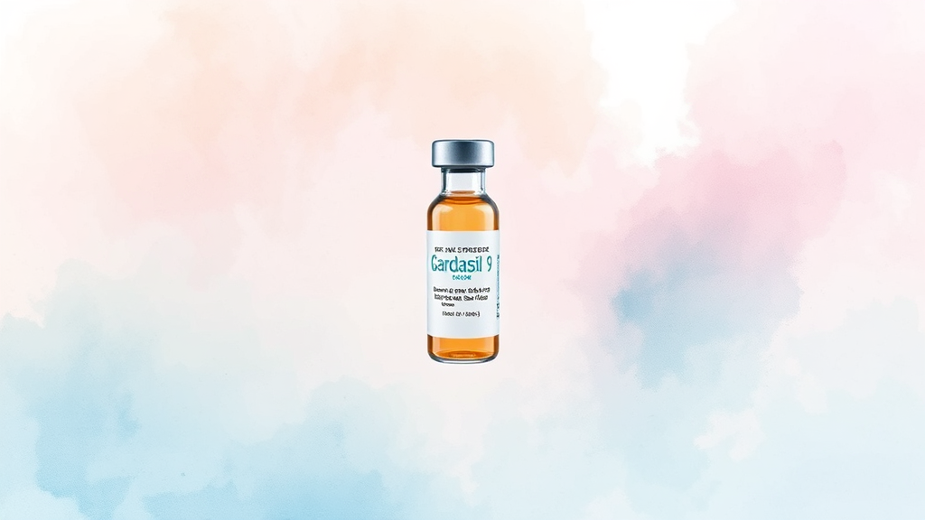 가다실 9가, 무엇을 예방하나요? (watercolor 스타일)