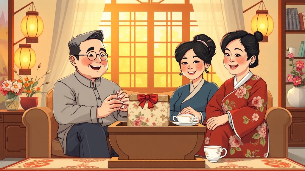 평양 며느리의 한국 생활 (cartoon 스타일)