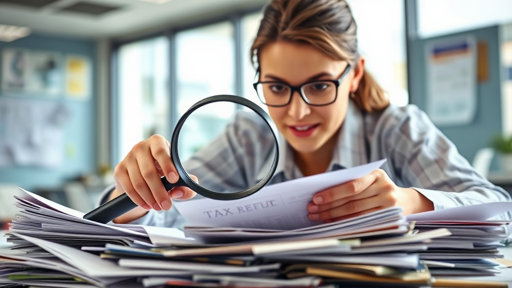 연말정산 시 누락 주의 항목 (realistic 스타일)