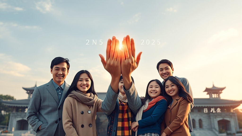 통일교: 역사와 개요 (realistic 스타일)