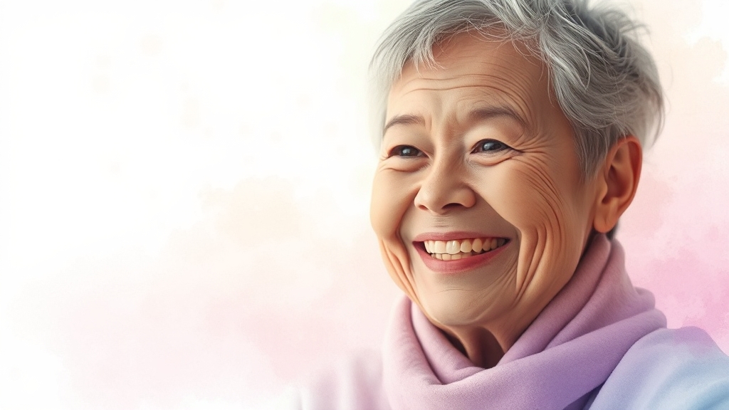 환자의 주의사항 및 관리는? (watercolor 스타일)