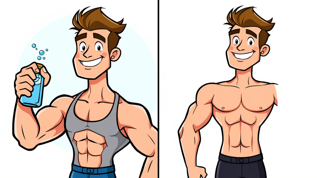 크레아틴 복용 시기 및 루틴 (cartoon 스타일)