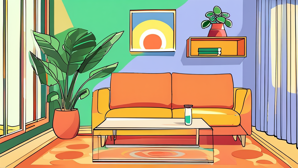 일상 속 실천으로 알레르기 비염 예방하기 (cartoon 스타일)