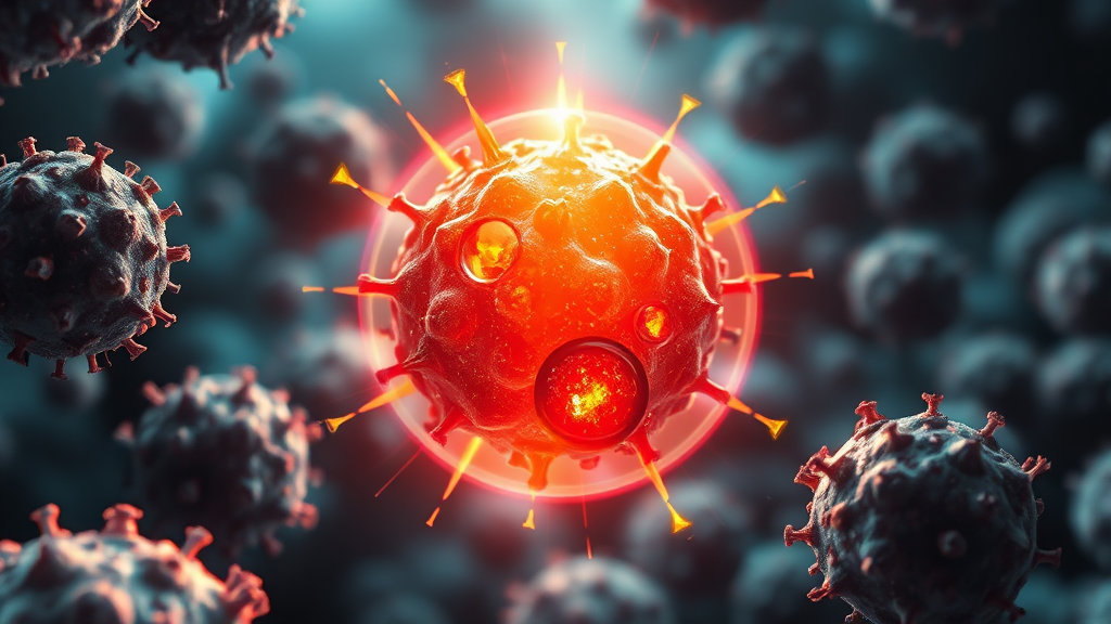 파라다이스그레인의 핵심 효능: 항산화와 건강 증진 (realistic 스타일)