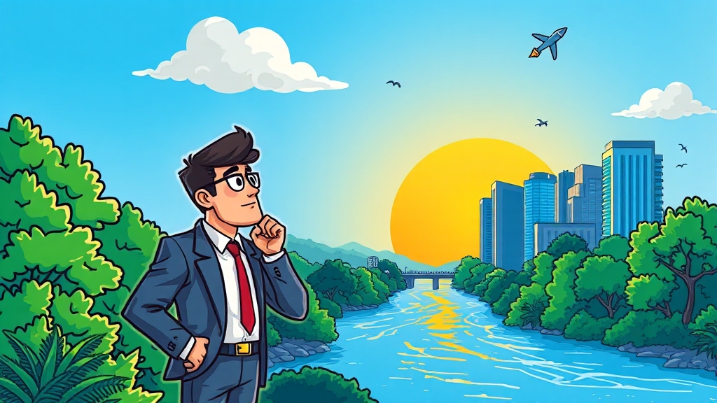 ESG 투자 전략: 핵심 요소 (cartoon 스타일)