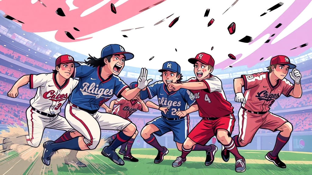 2025 KBO 리그 팀별 전망 (cartoon 스타일)