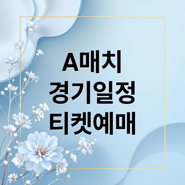 A매치
경기일정
티켓예매 (축구 A매치 일정)