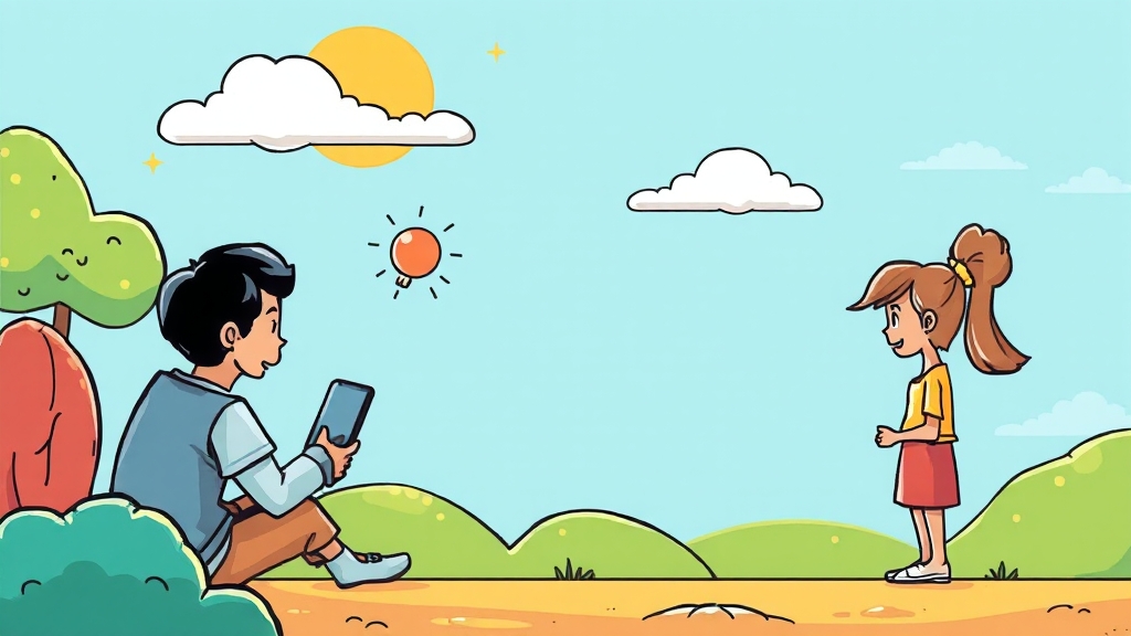 자급제폰 장단점 비교 (cartoon 스타일)